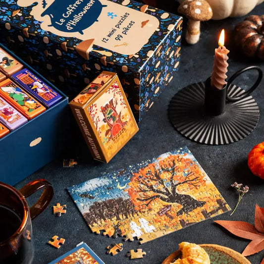 Halloween - 12 Mini Puzzle Box Set
