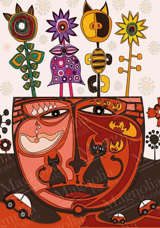 Surrealist Cat 1000pc