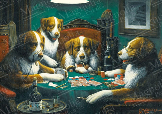 Dogs Playing Poker 1000pc