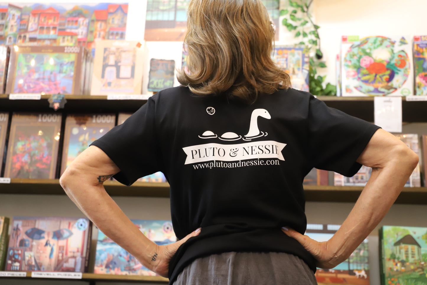 P&n Logo T-shirt In Black