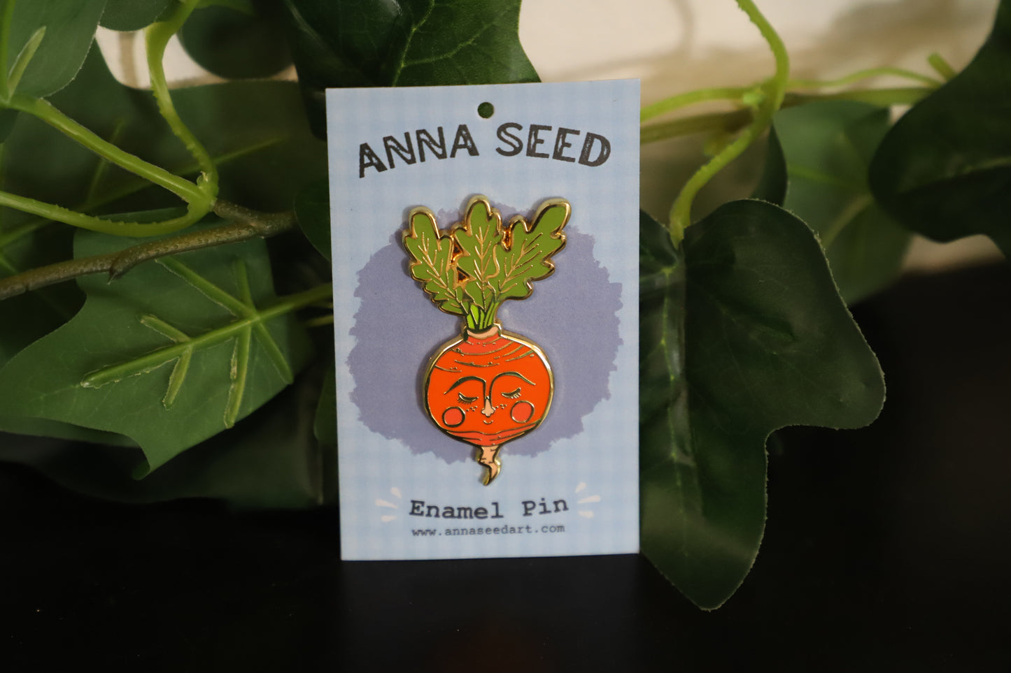 Sweet Radish Enamel Pin