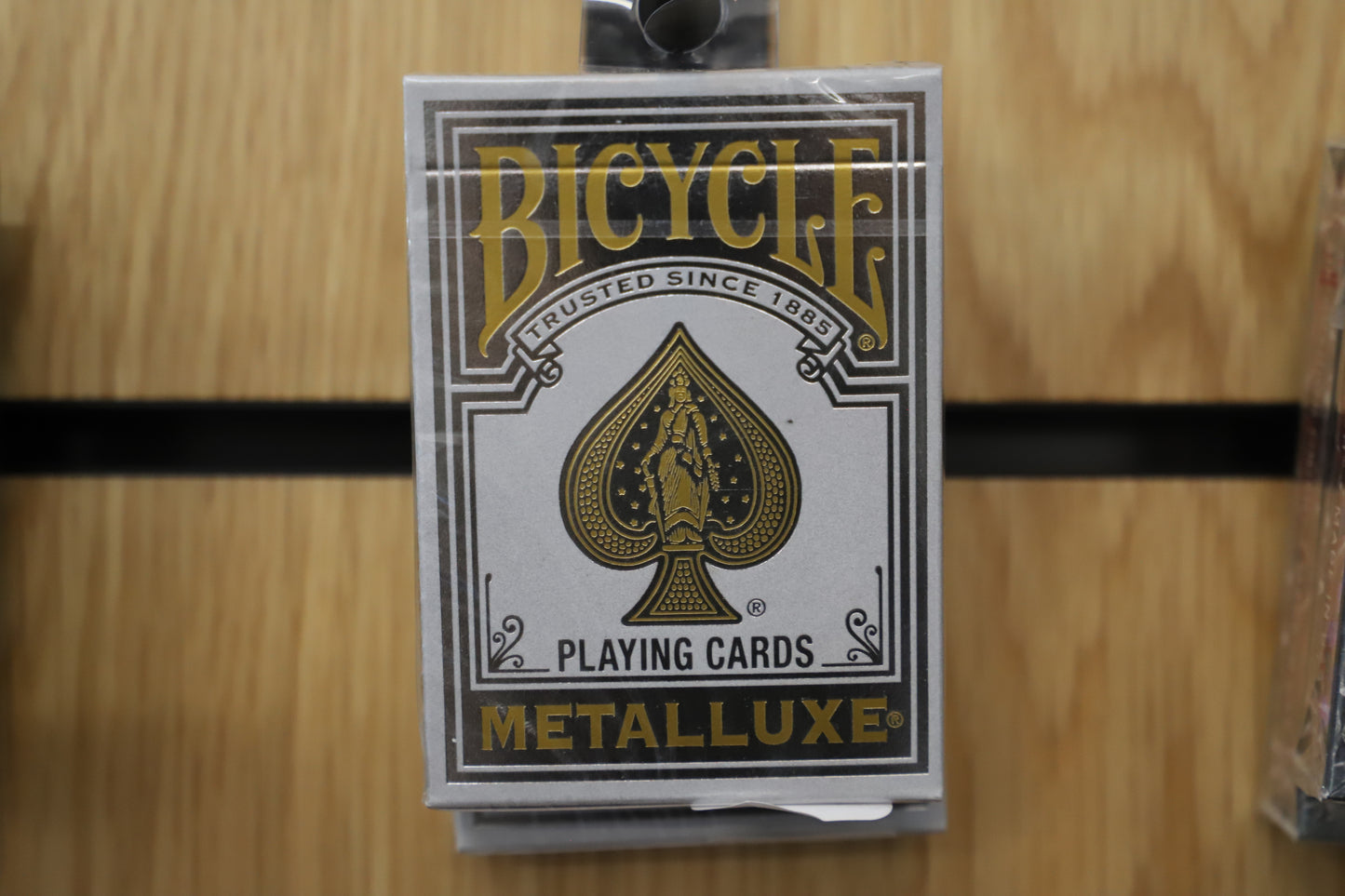 Metalluxe Silver Playing Cards - Premium Metal Foil Finish