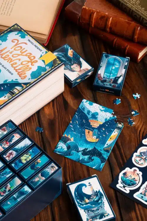 Voyage & Merveilles - 24 Mini Puzzle Box Set