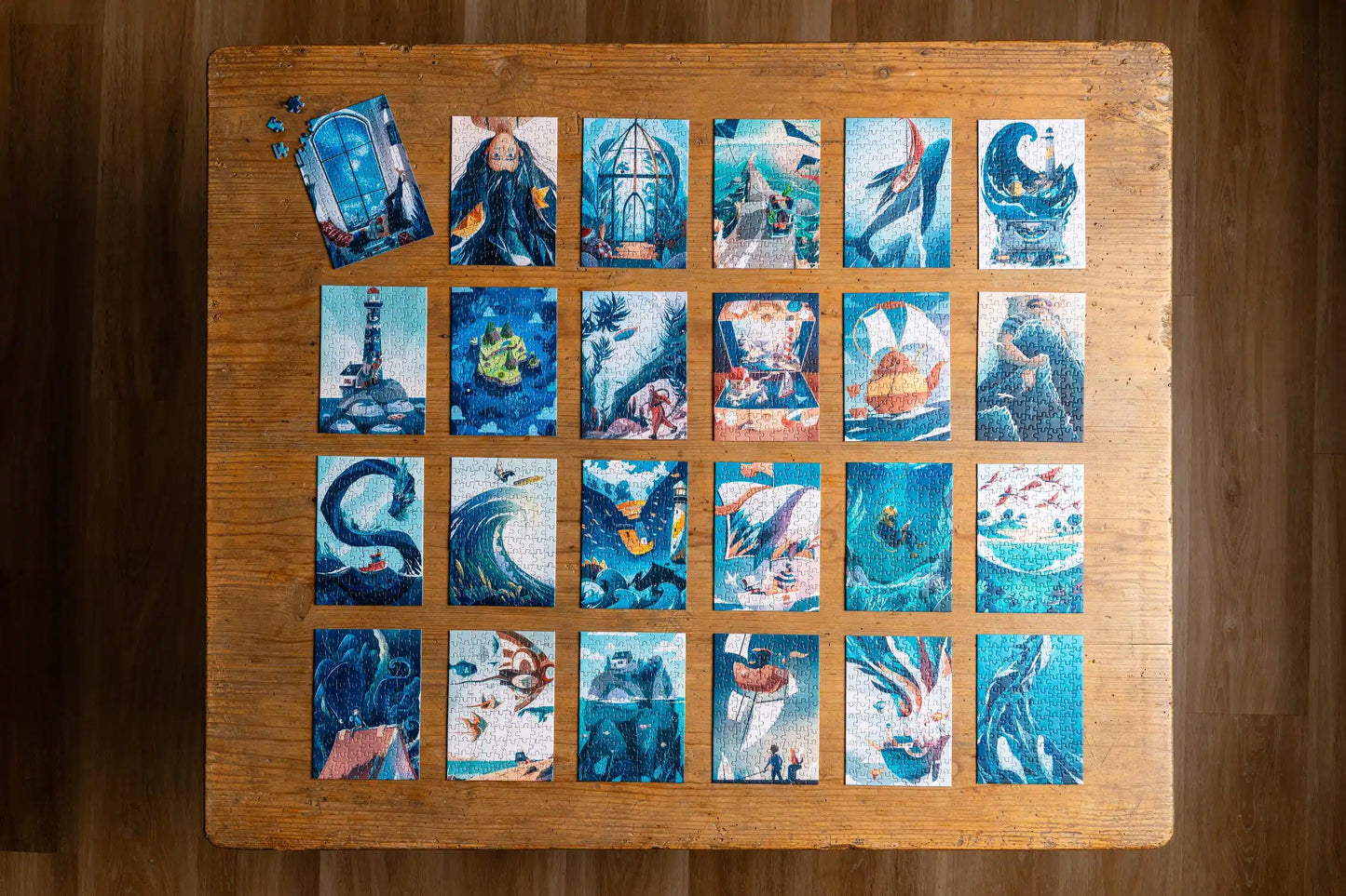Voyage & Merveilles - 24 Mini Puzzle Box Set
