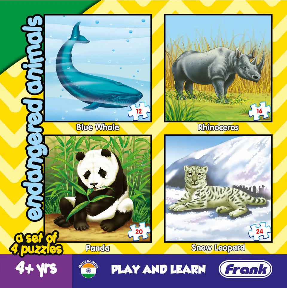 Endangered Animals - Play & Learn Puzzles