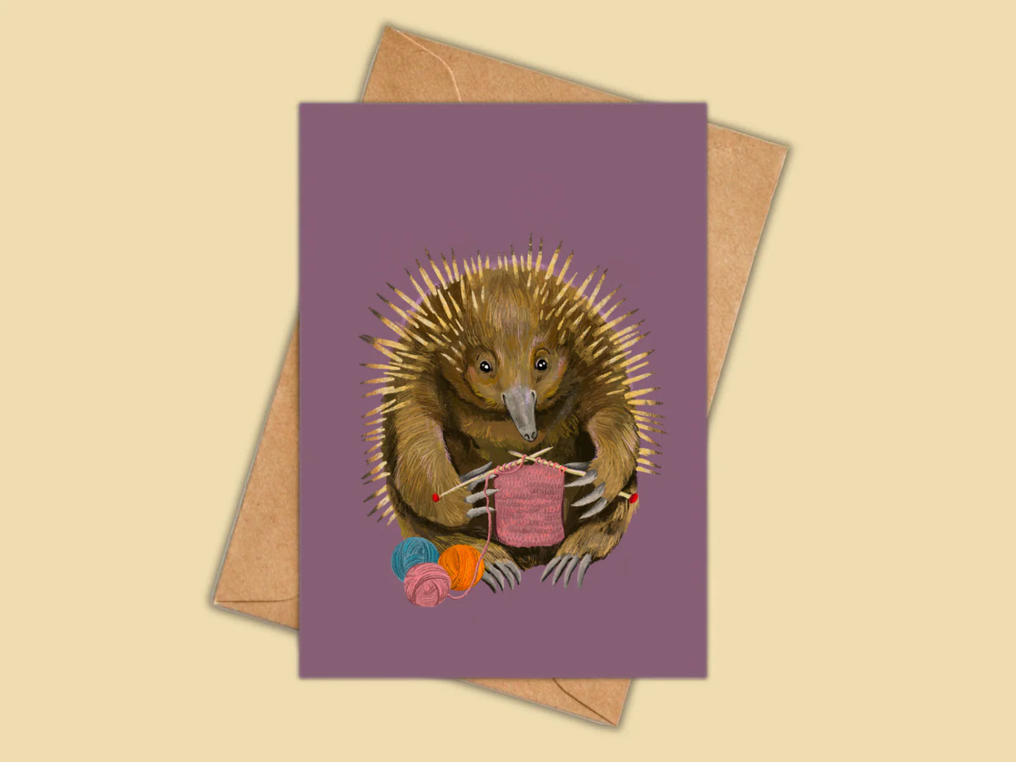Echidna Greeting Card