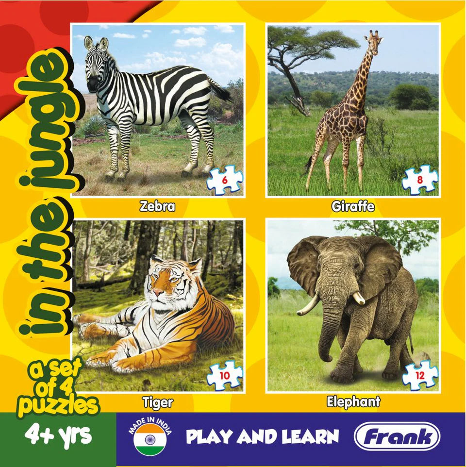 In the Jungle - Play & Learn Puzzles