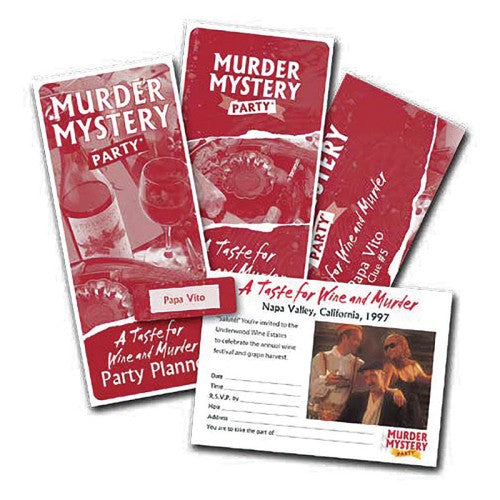 A Taste For Wine And Murder - Murder Mystery Party