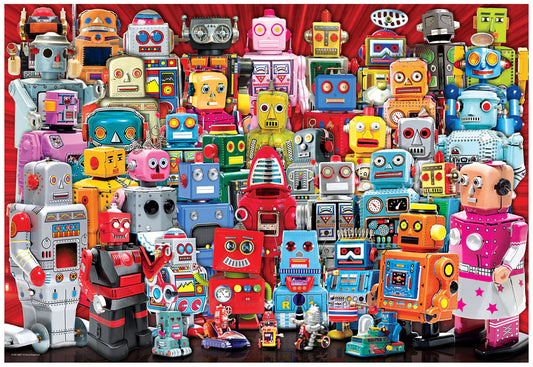 Robots- Lunch Box And Puzzle