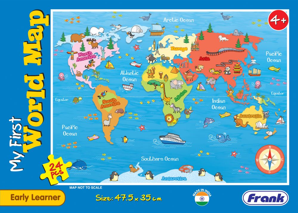 My First World Map 24pc