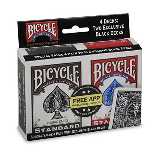 Standard Index Playing Cards 4 pack