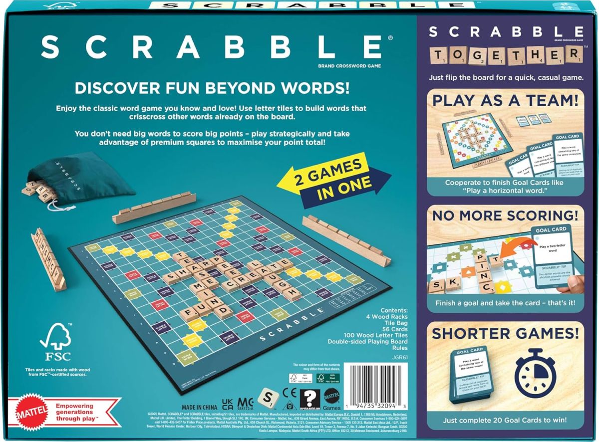 Scrabble Core Wood
