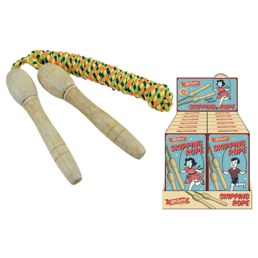 Skipping Rope 82" With Wooden Handle