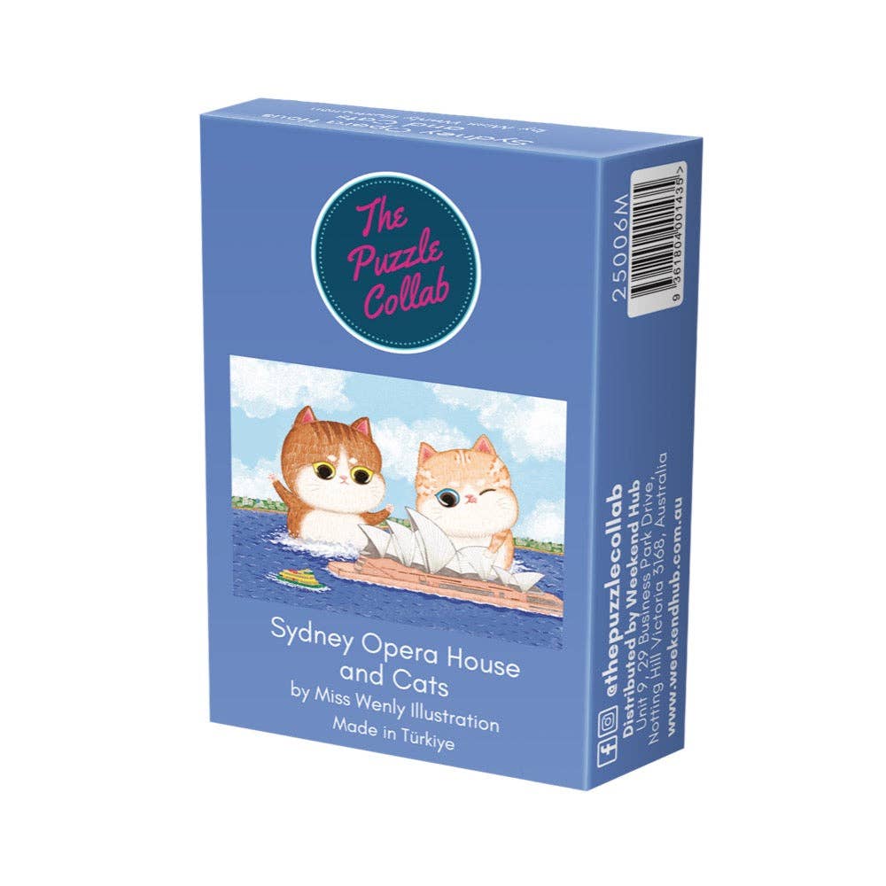 Sydney Opera House and Cats 99 Piece Micro Puzzle