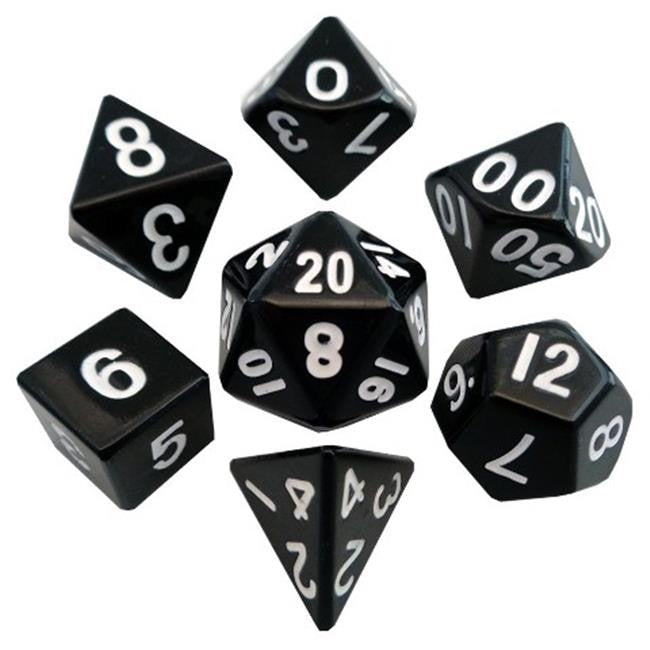 Solid Metal: Black Dice Set