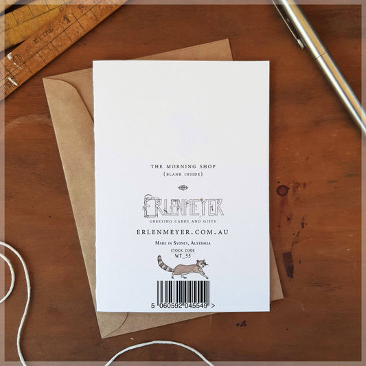 The Morning Shop - Greeting Card