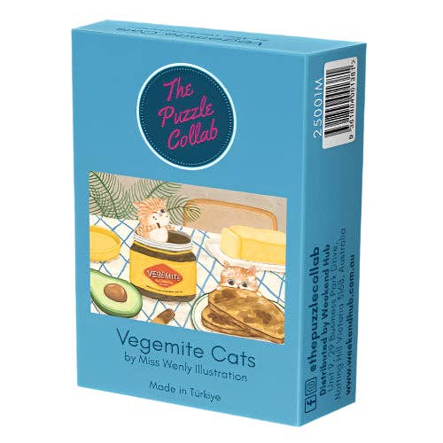 The Puzzle Collab Vegemite and Cats 99 Piece Micro Puzzle