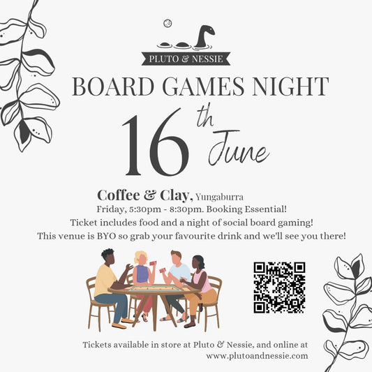 16JUNE23 - Board Games Night (Coffee & Clay)