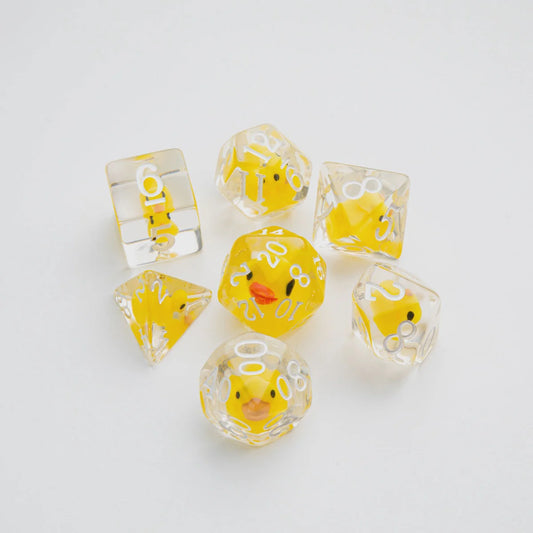 Rubber Duck 7 Dice Set