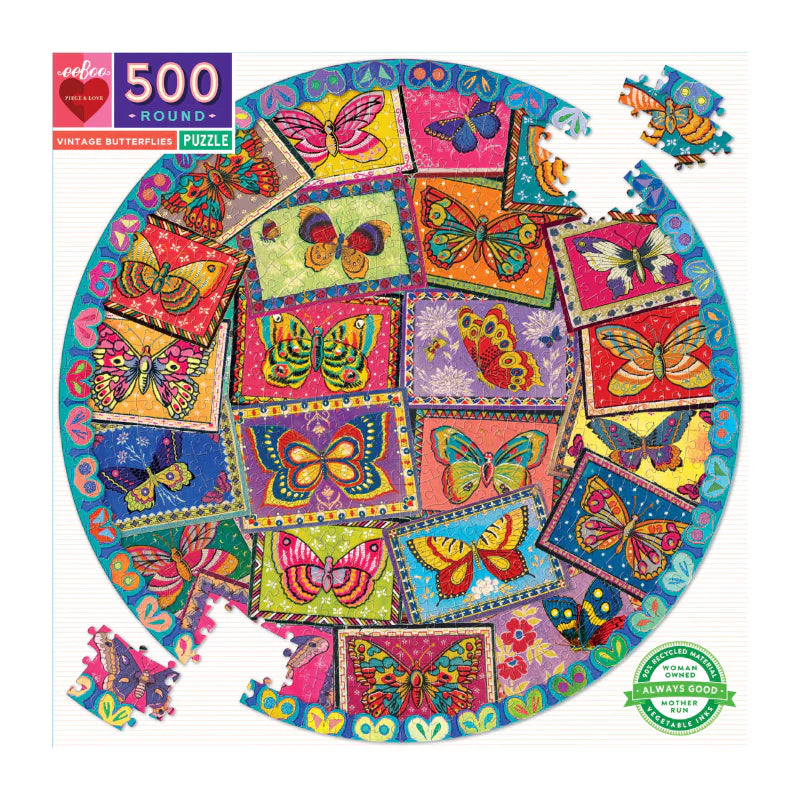 Vintage Butterflies 500pc