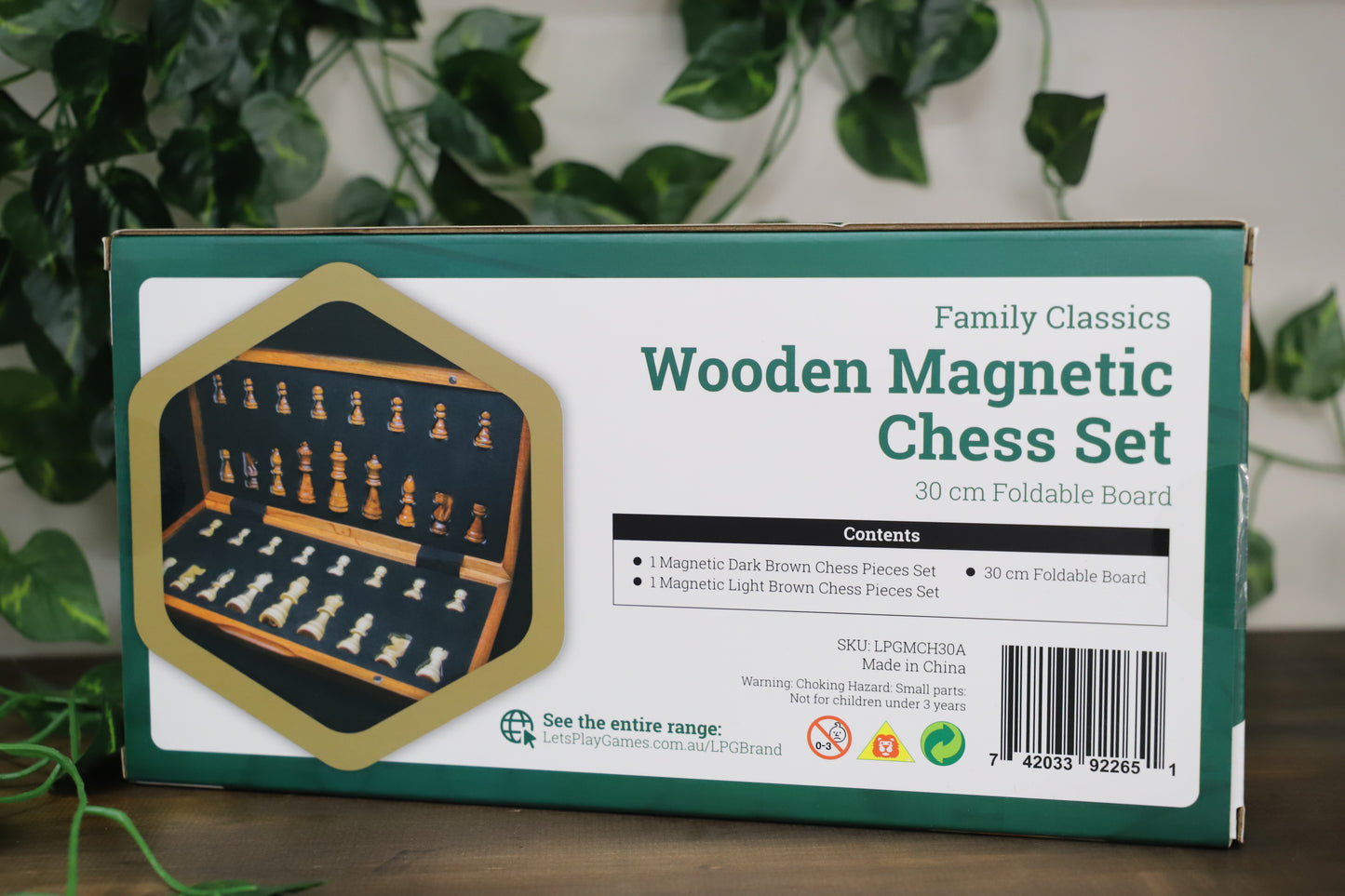 Wooden Magnetic Chess Set