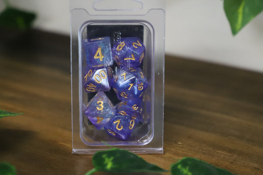 Midnight Fantasy - Unicorn Dice Set