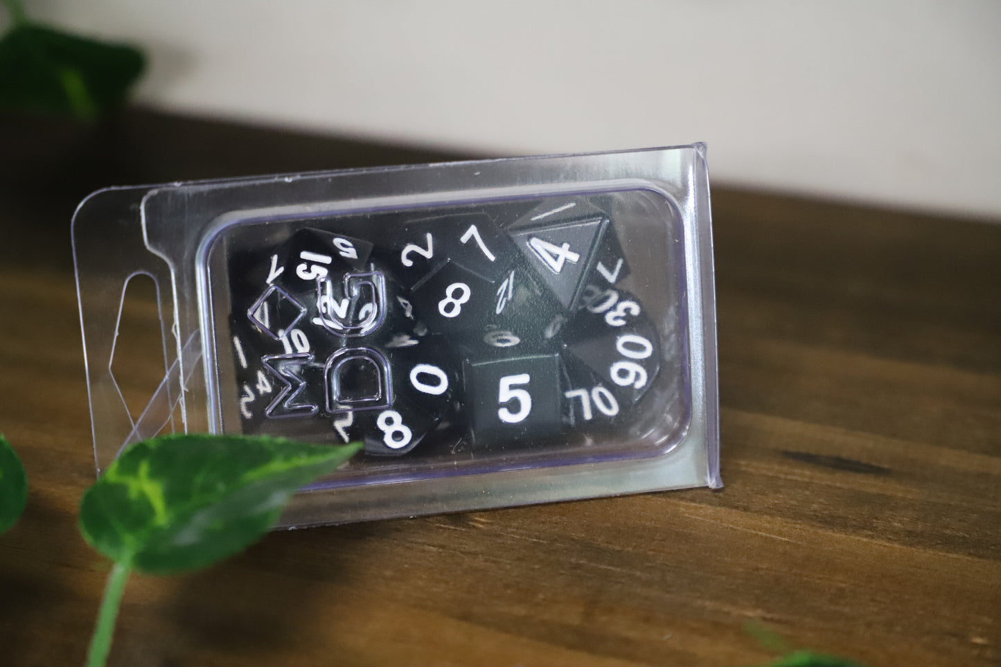 Solid Metal: Black Dice Set