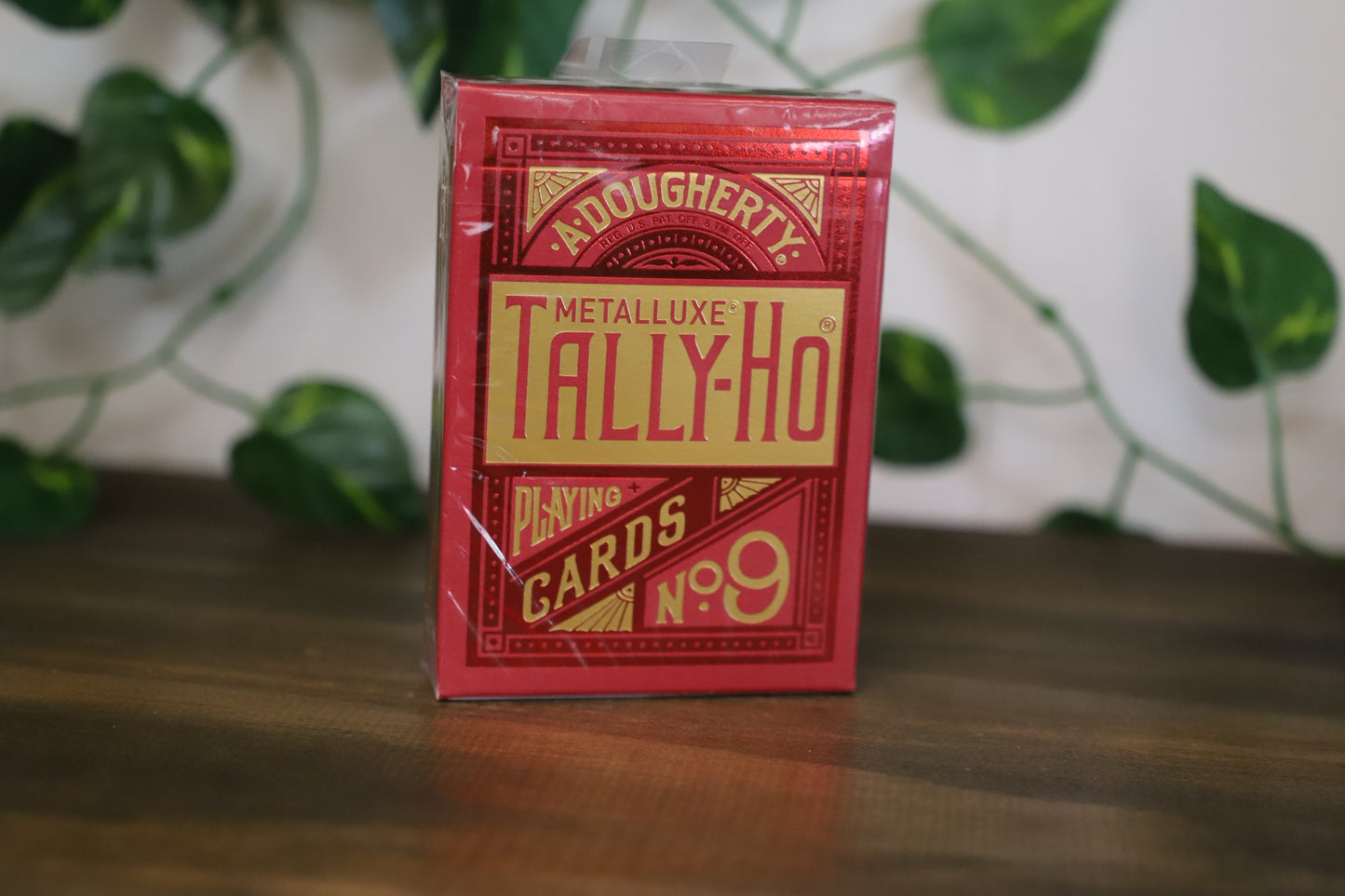 Tally-ho Metalluxe Red Playing Cards