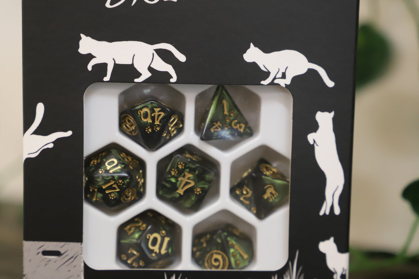 Cats Pixel 7 Dice Set