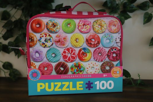 Donuts- Lunch Box And Puzzle