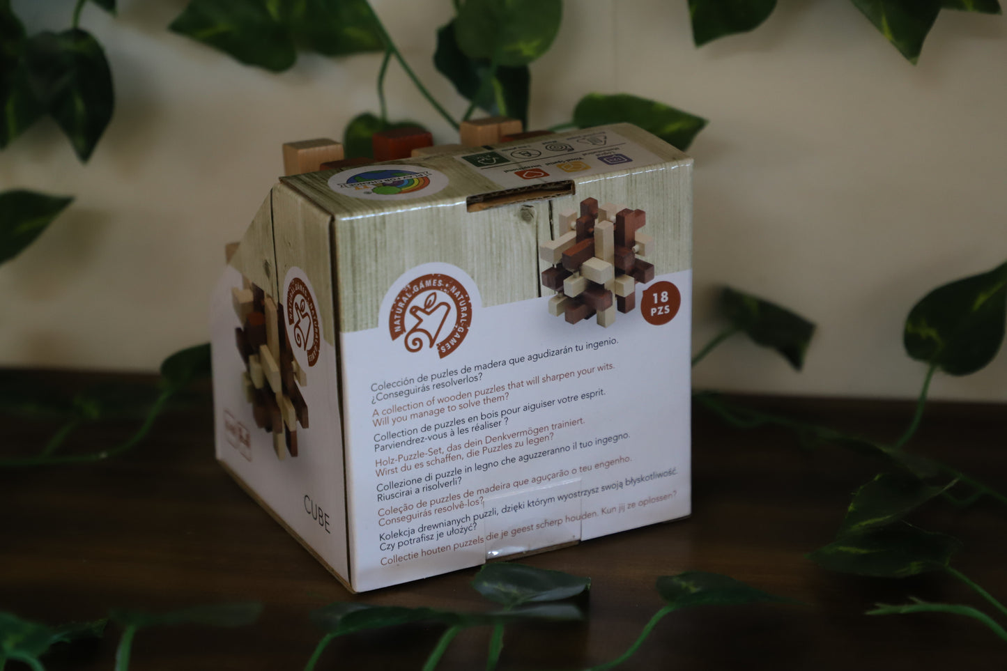 Cube Wooden Puzzle
