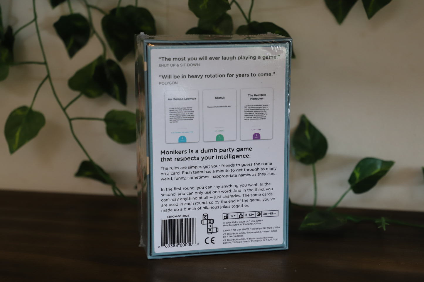 Monikers Card Game