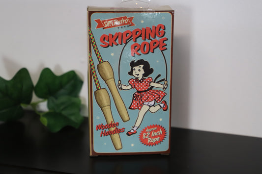 Skipping Rope 82" With Wooden Handle