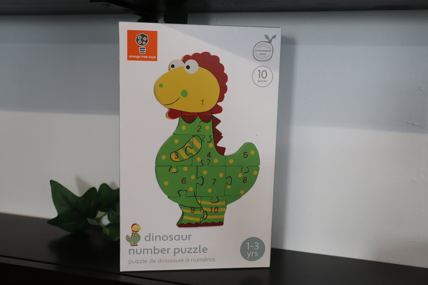 Dinosaur 10 Piece Number Puzzle