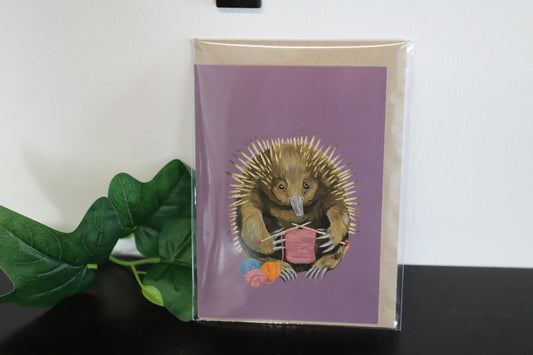 Echidna Greeting Card