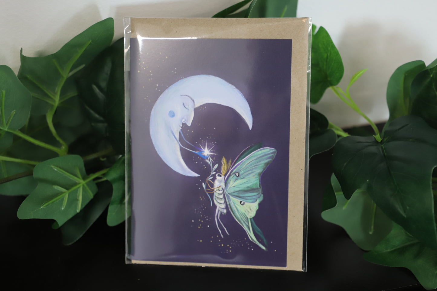 Luna Moth Greeting Card