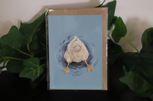 Butt Quack Greeting Card