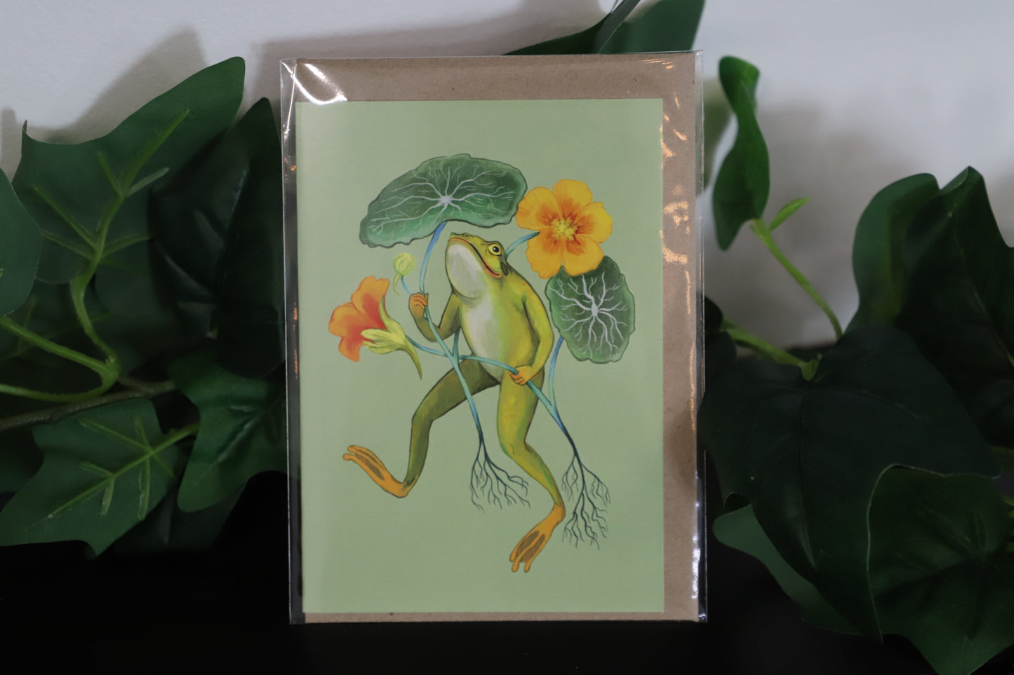 Happy Frog Greeting Card