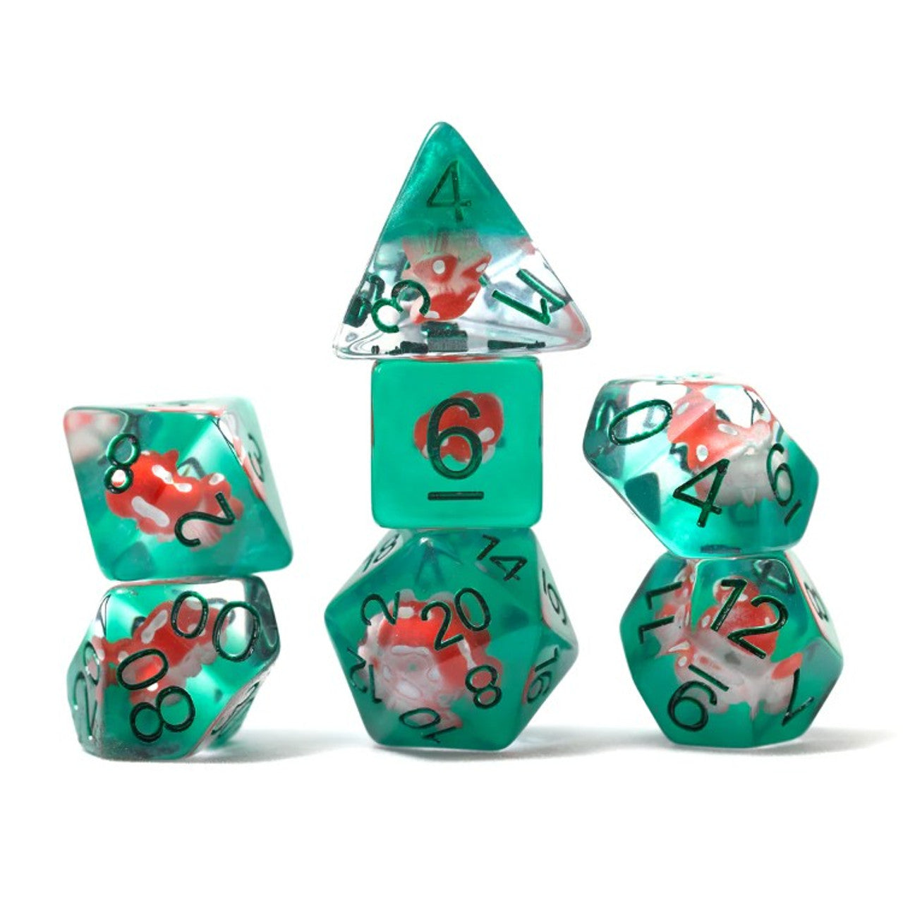 Power Mushroom 7 Dice Set