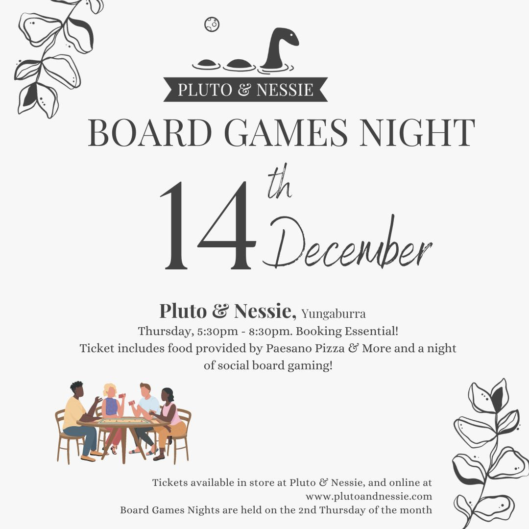 14DEC23 - POSTPONED Board Games Night (Pluto & Nessie)