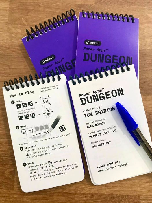 Paper Apps Dungeon Notebook