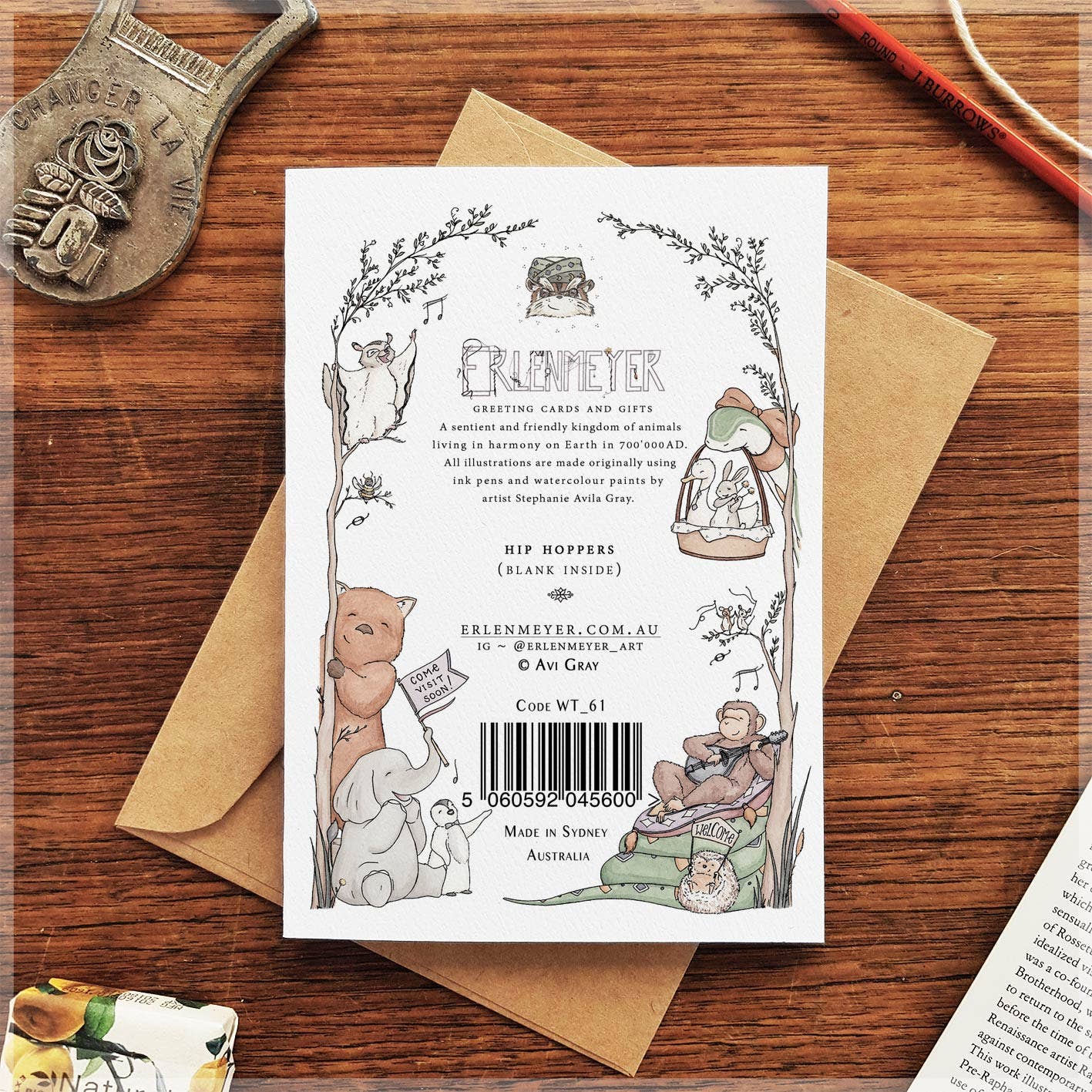 Hip Hoppers - Greeting Card