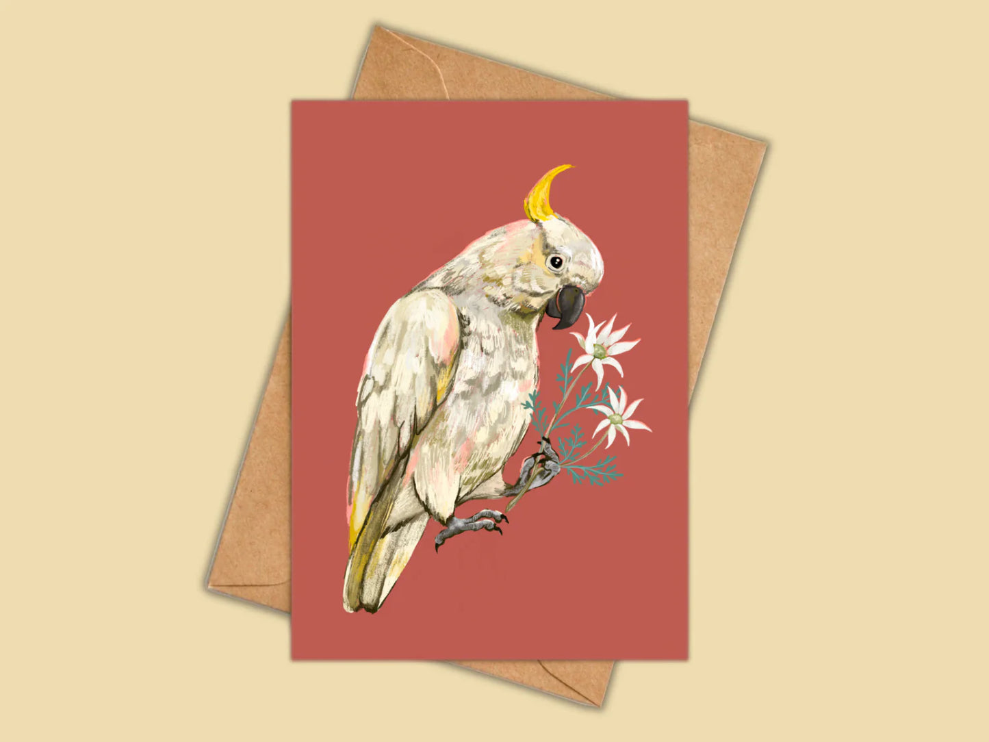 Cockatoo Greeting Card