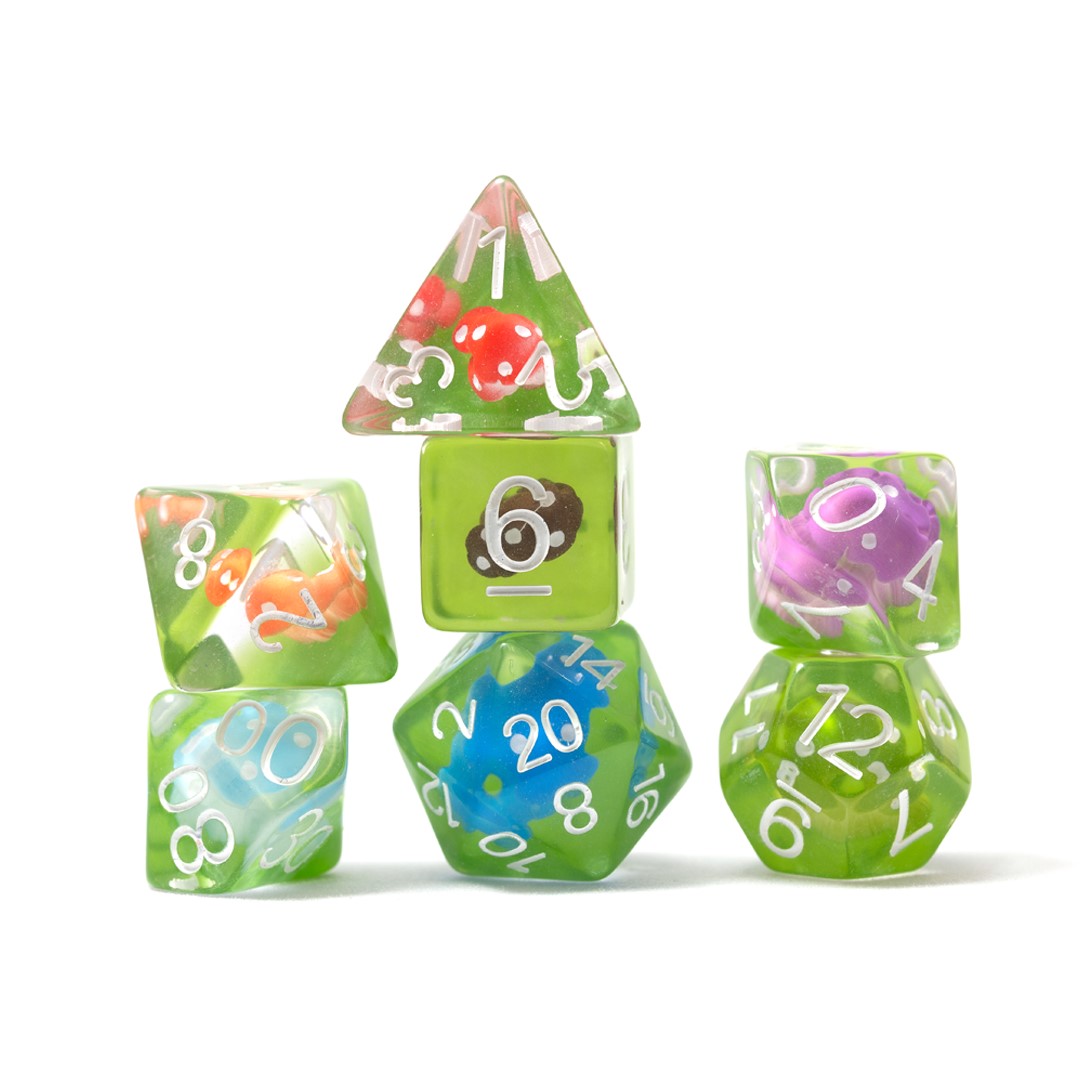 Mushroom Village 7 Dice Set