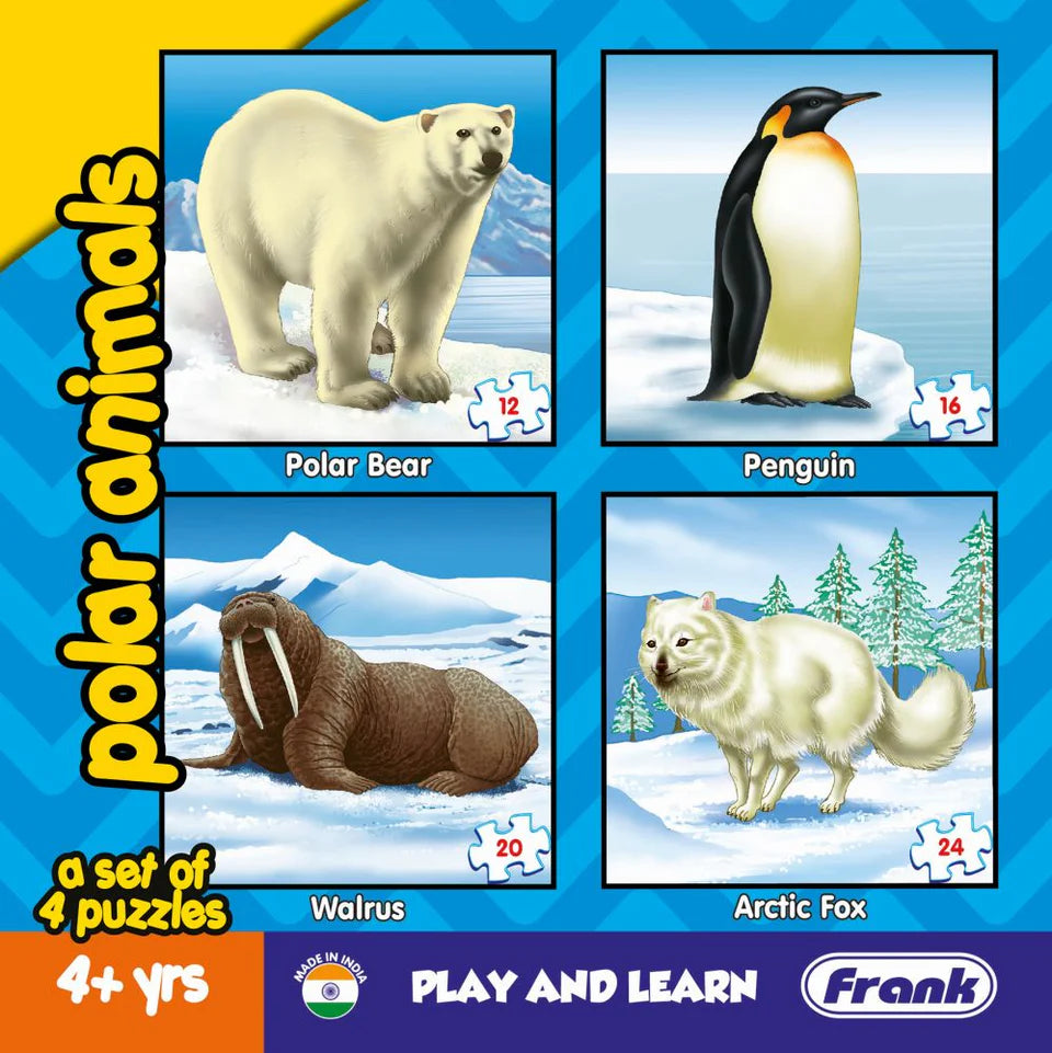 Polar Animals - Play & Learn Puzzles