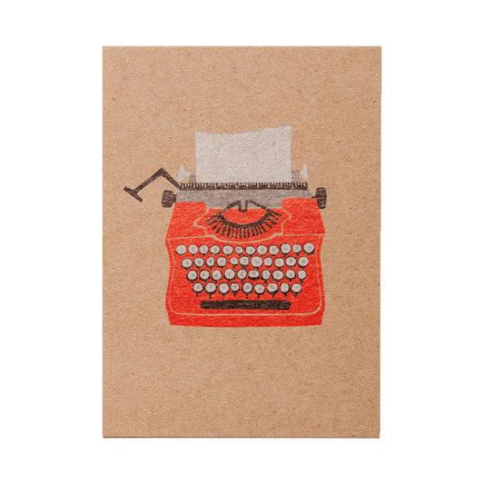 Typewritter Postcard