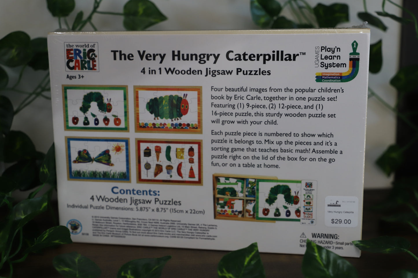 Very Hungry Caterpillar 4 in 1 Jigsaw Puzzle