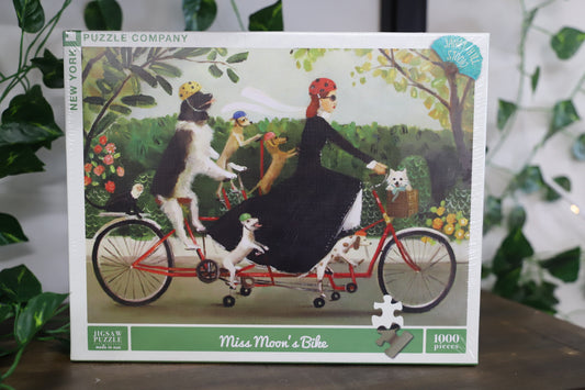 Miss Moon's Bike by NYPC Janet Hill 1000pc
