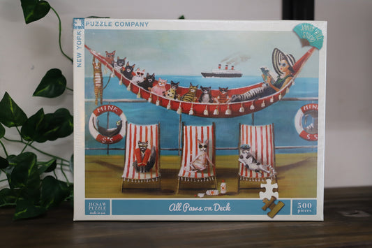 All Paws on Deck by NYPC Janet Hill 500 pc